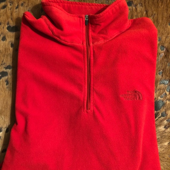 The North Face Other - ❤️The North Face Red half zip pull over